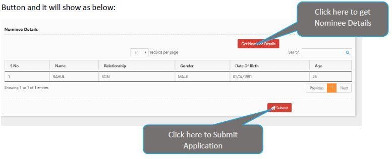 FIRST DECLARATION SUBMIT PROCESS