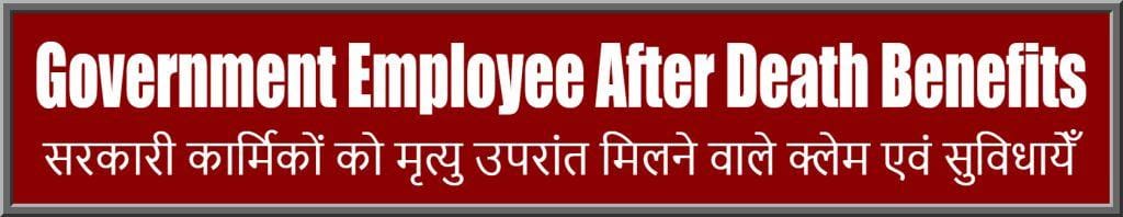 Government Employee After Death Benefits