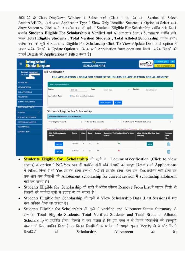 Pre Matric Scholarship Rajasthan 2021-2022