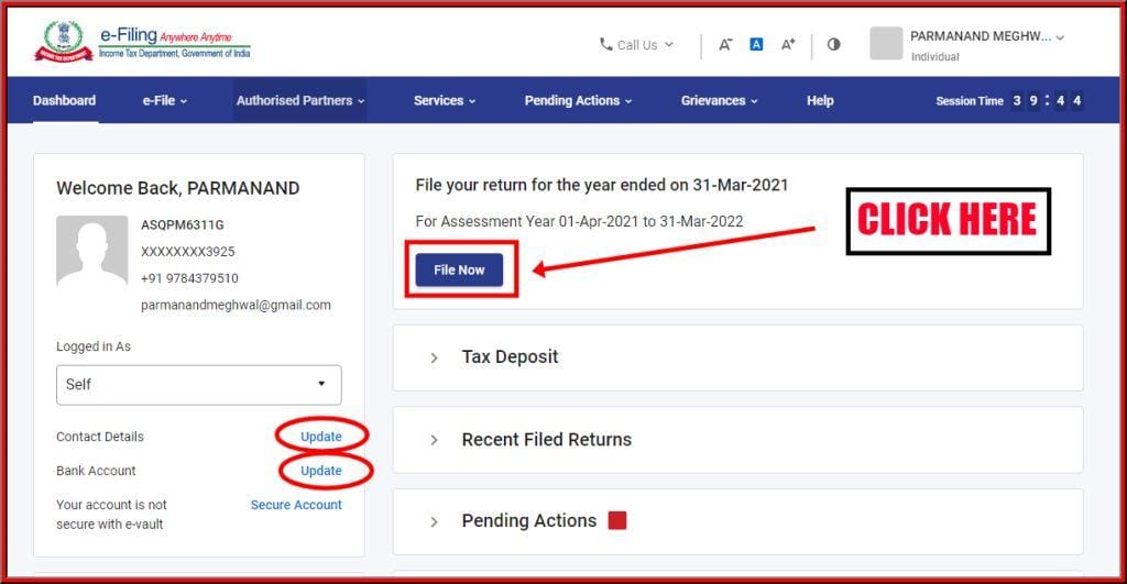 How To Fill ITR In Hindi