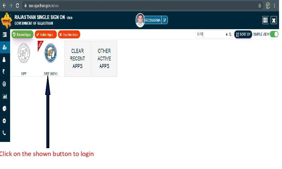 Rajasthan Teachers Web Portal SIPF USER MANUAL