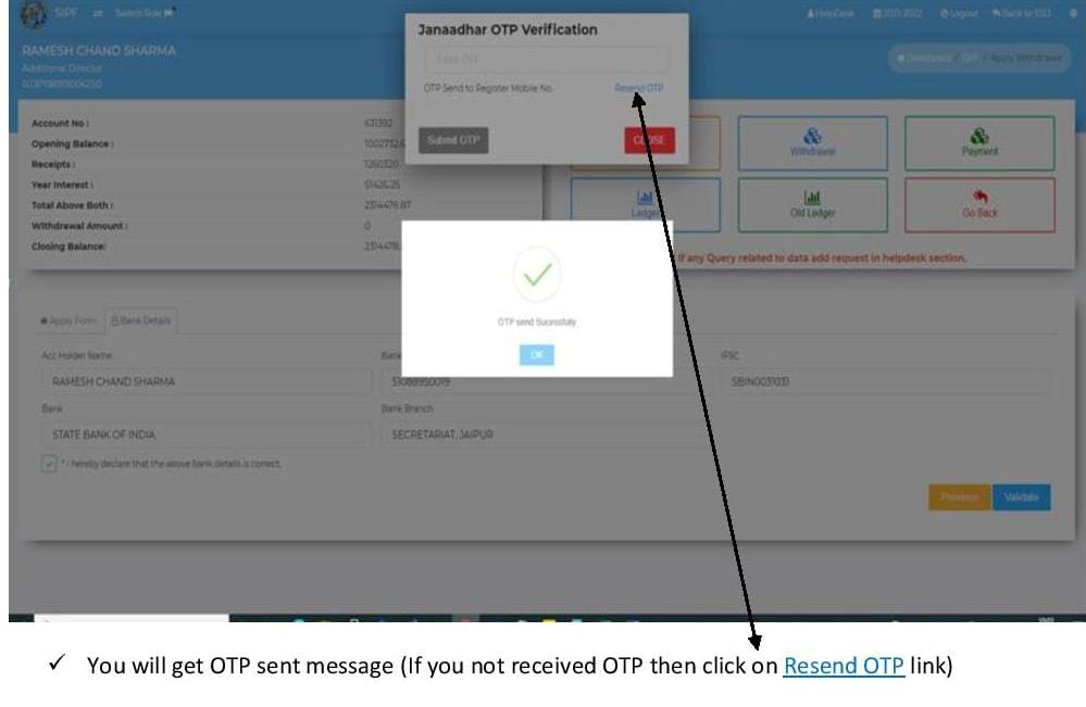 Rajasthan Teachers Web Portal NEW SIPF USER MANUAL