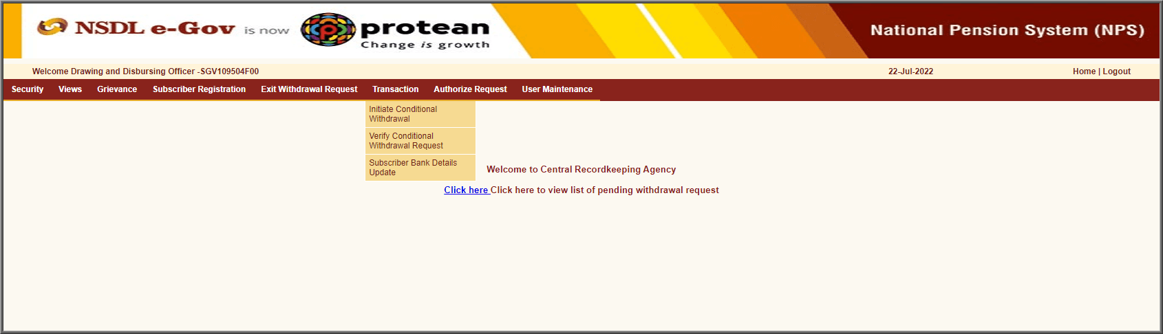 Rajasthan Teachers Web Portal Initiate Conditional Withdrawal