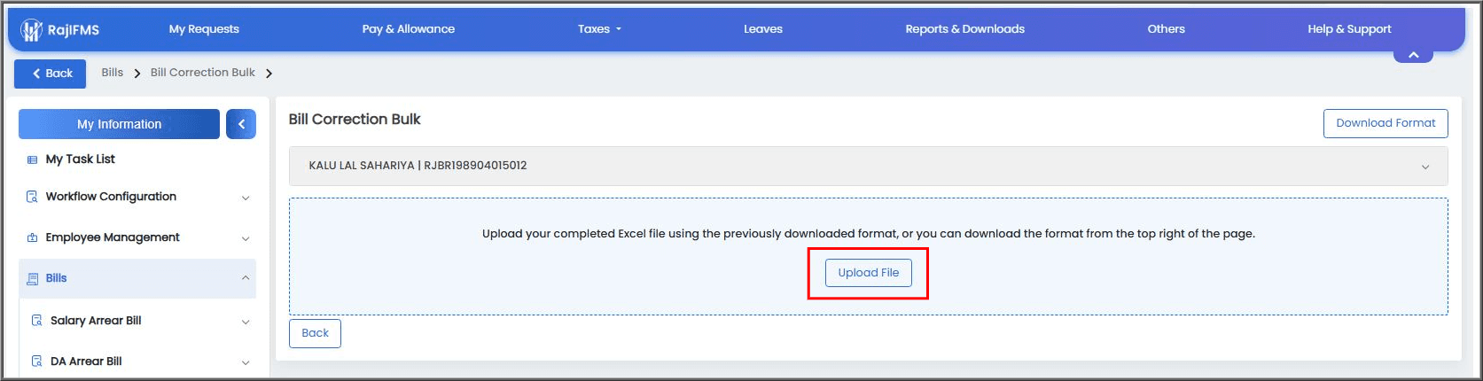 Salary Arrear Bill in ifms 3.0